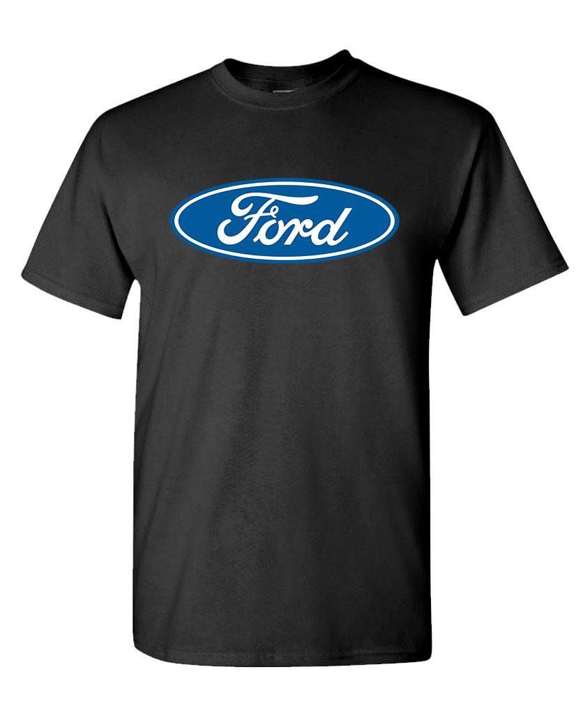 Ford Logo T-Shirt Black – Classic Blue Oval Tee for Men & Women Car Entusiast
