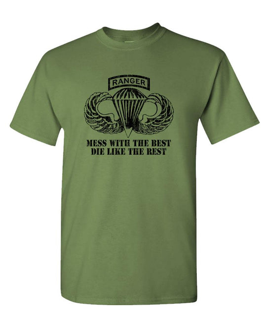 AIRBORNE RANGER - army special forces fight - Cotton Unisex T-Shirt