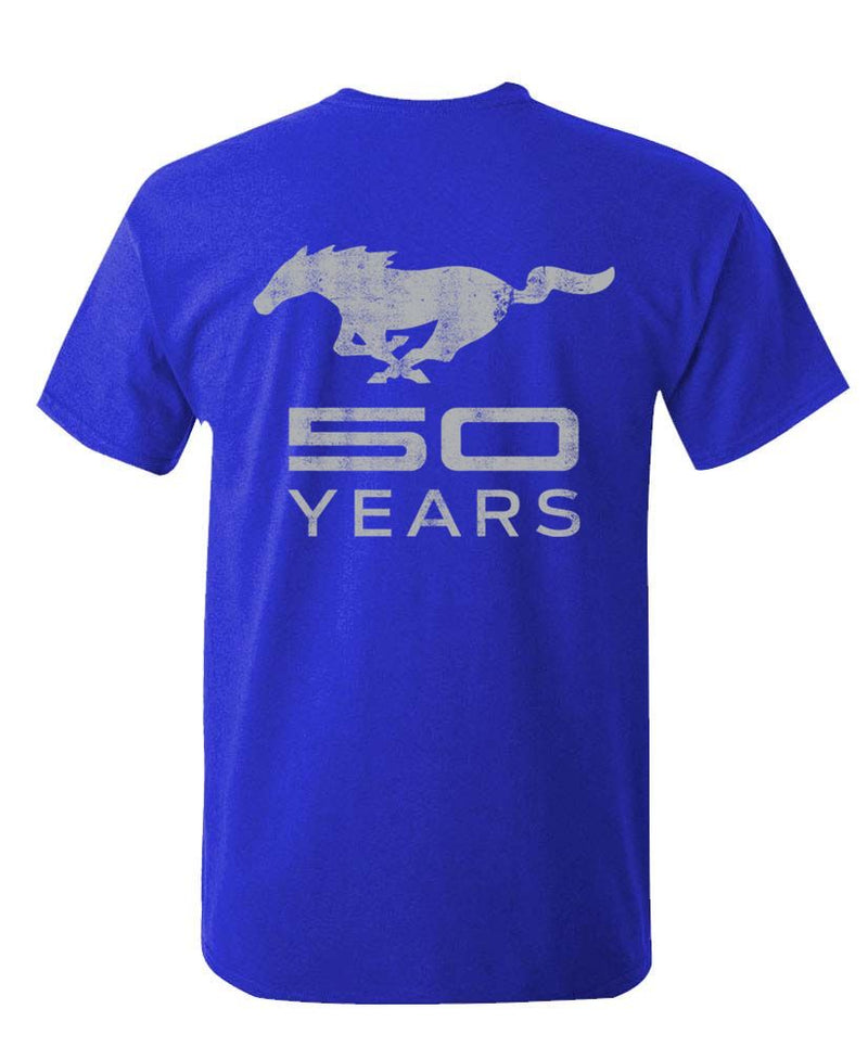 Ford Mustang 50 Years Silver Stripe Unisex T-Shirt