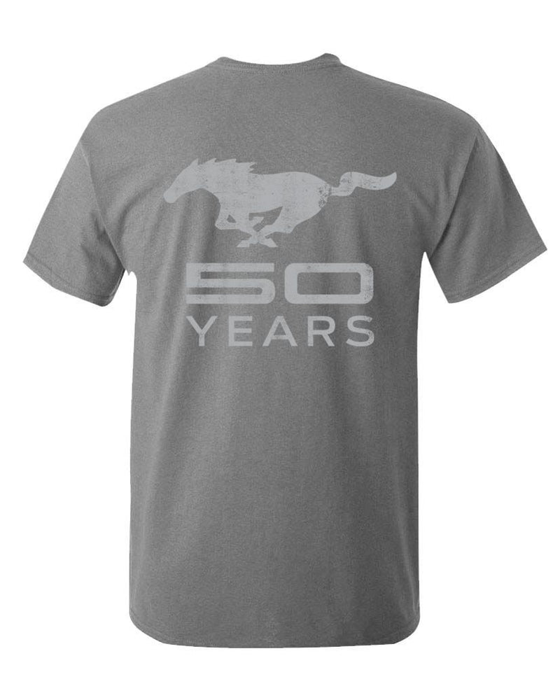 Ford Mustang 50 Years Silver Stripe Unisex T-Shirt