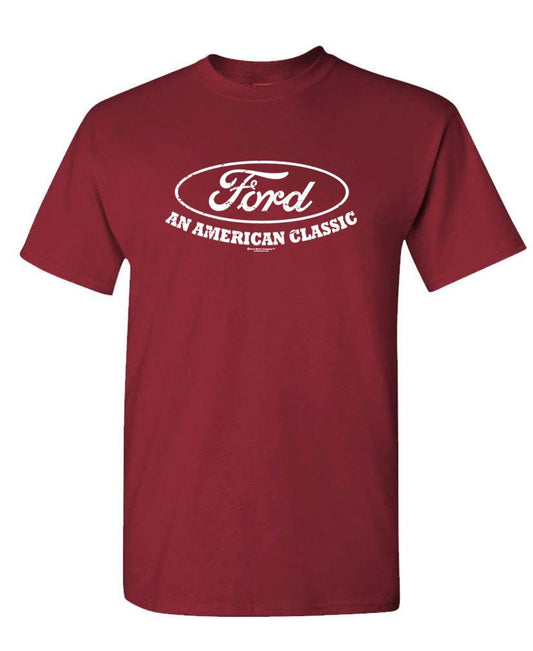 FORD "An American Classic" Vintage Cotton Unisex Logo T-Shirt