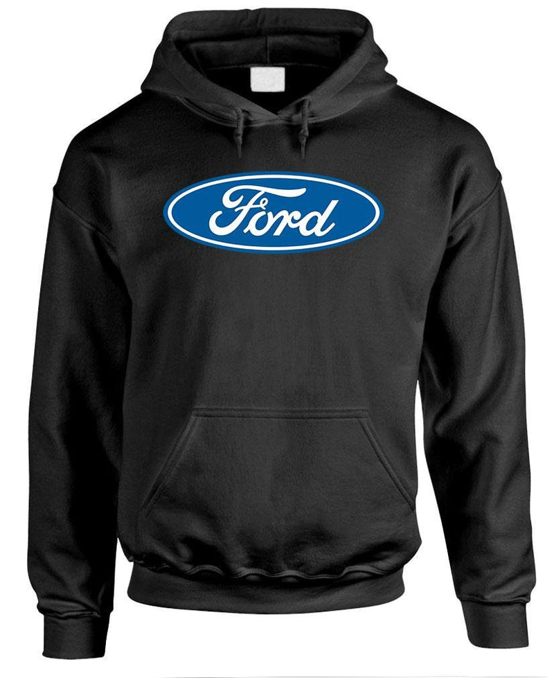 Ford Logo Hoodie Black – Classic Blue Oval Tee for Men & Women | Car Enthusiast