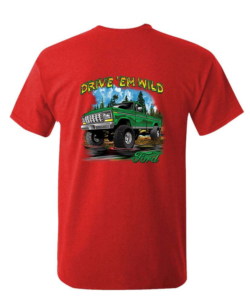Ford Drive ’Em Wild Truck Unisex Cotton T-Shirt