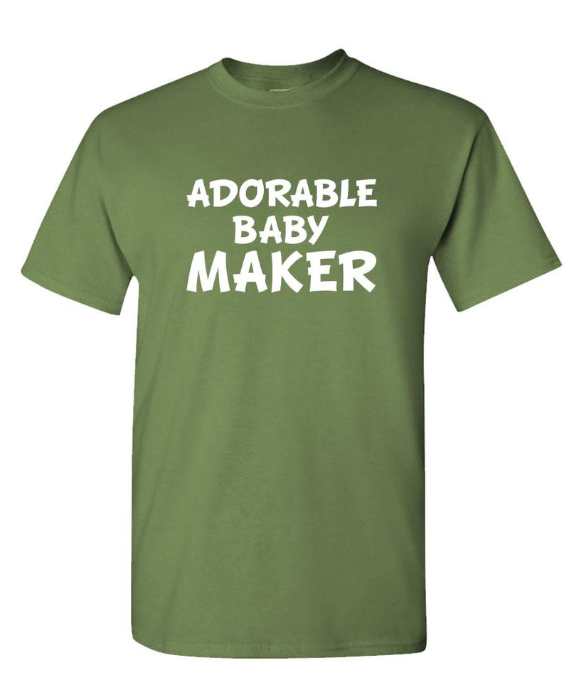 ADORABLE BABY MAKER - Unisex Cotton T-Shirt