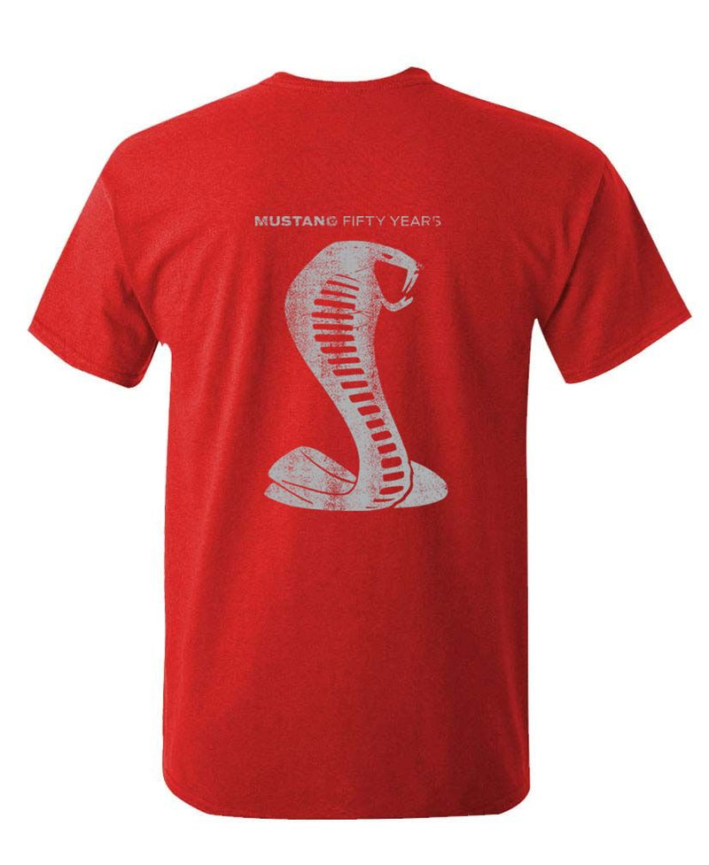 Cobra Mustang 50 Years FORD Cotton Unisex T-shirt