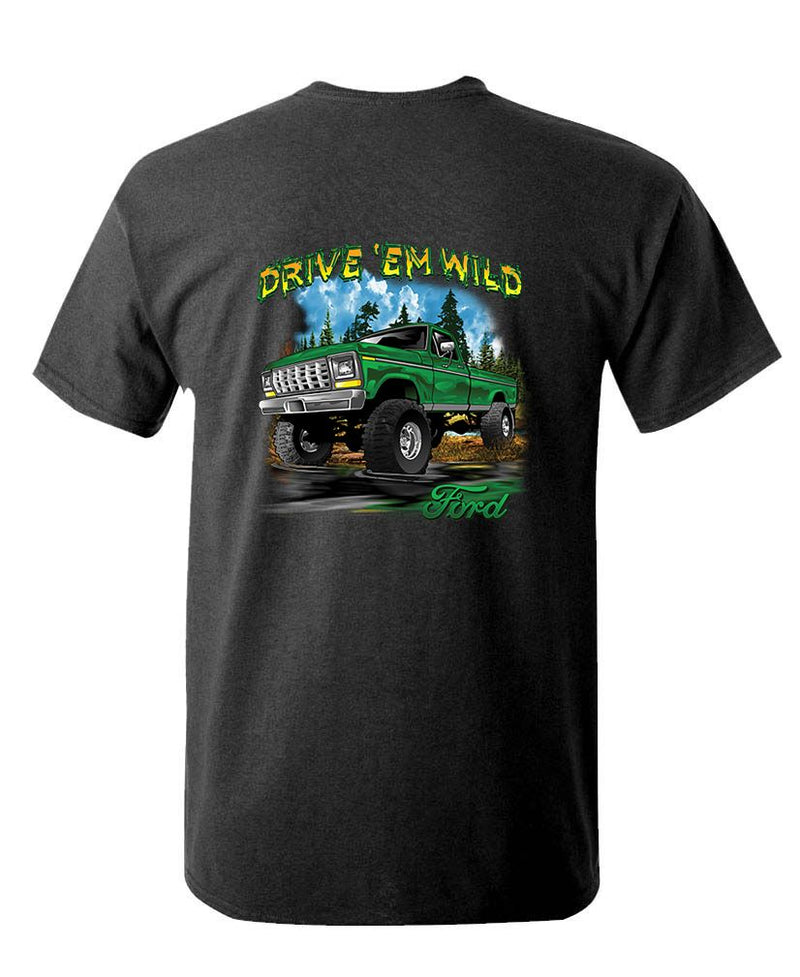 Ford Drive ’Em Wild Truck Unisex Cotton T-Shirt