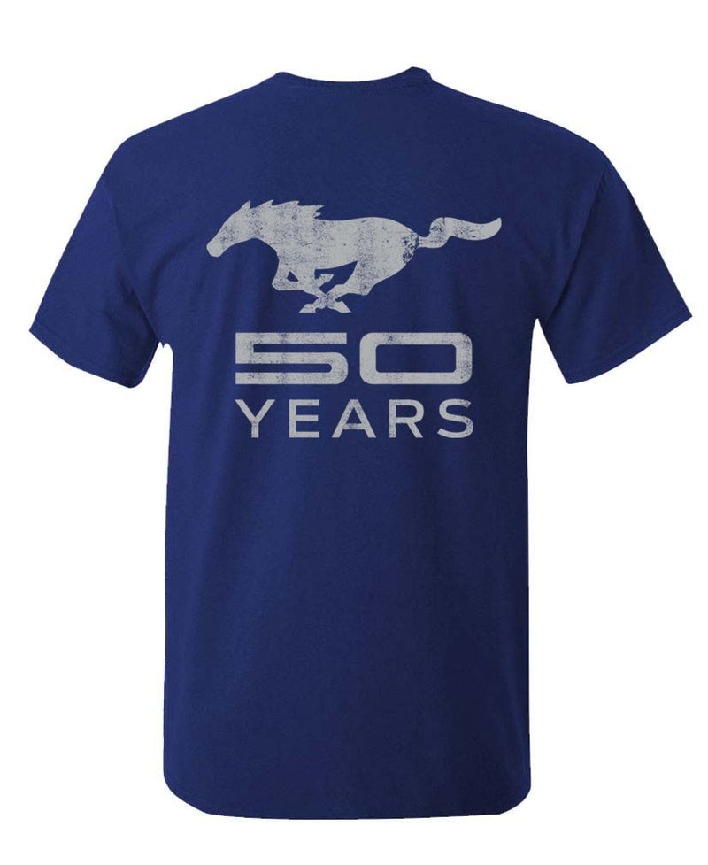 Ford Mustang 50 Years Silver Stripe Unisex T-Shirt