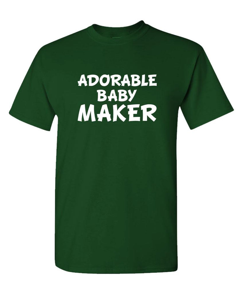 ADORABLE BABY MAKER - Unisex Cotton T-Shirt