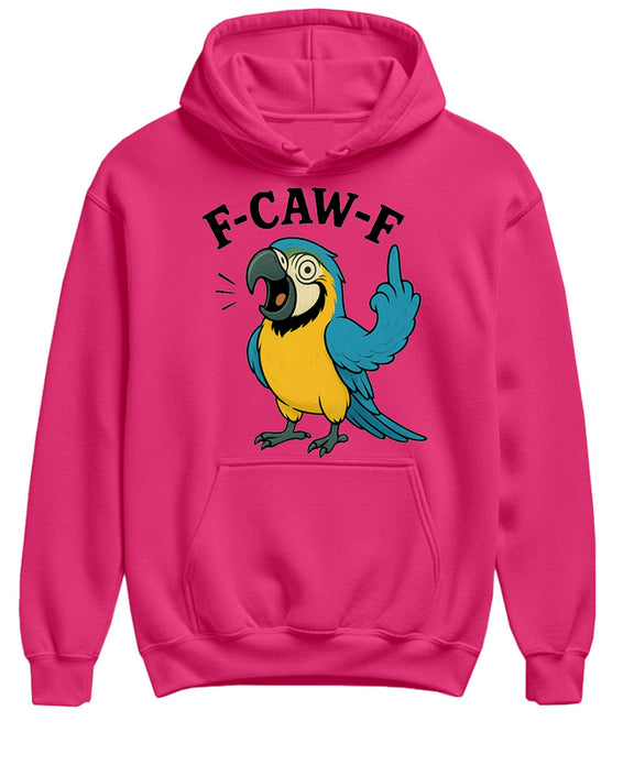 Funny Macaw Hoodie Parrot Bird Lover Gift Sarcastic Joke Sweatshirt Novelty Pullover Men Women - Heliconia