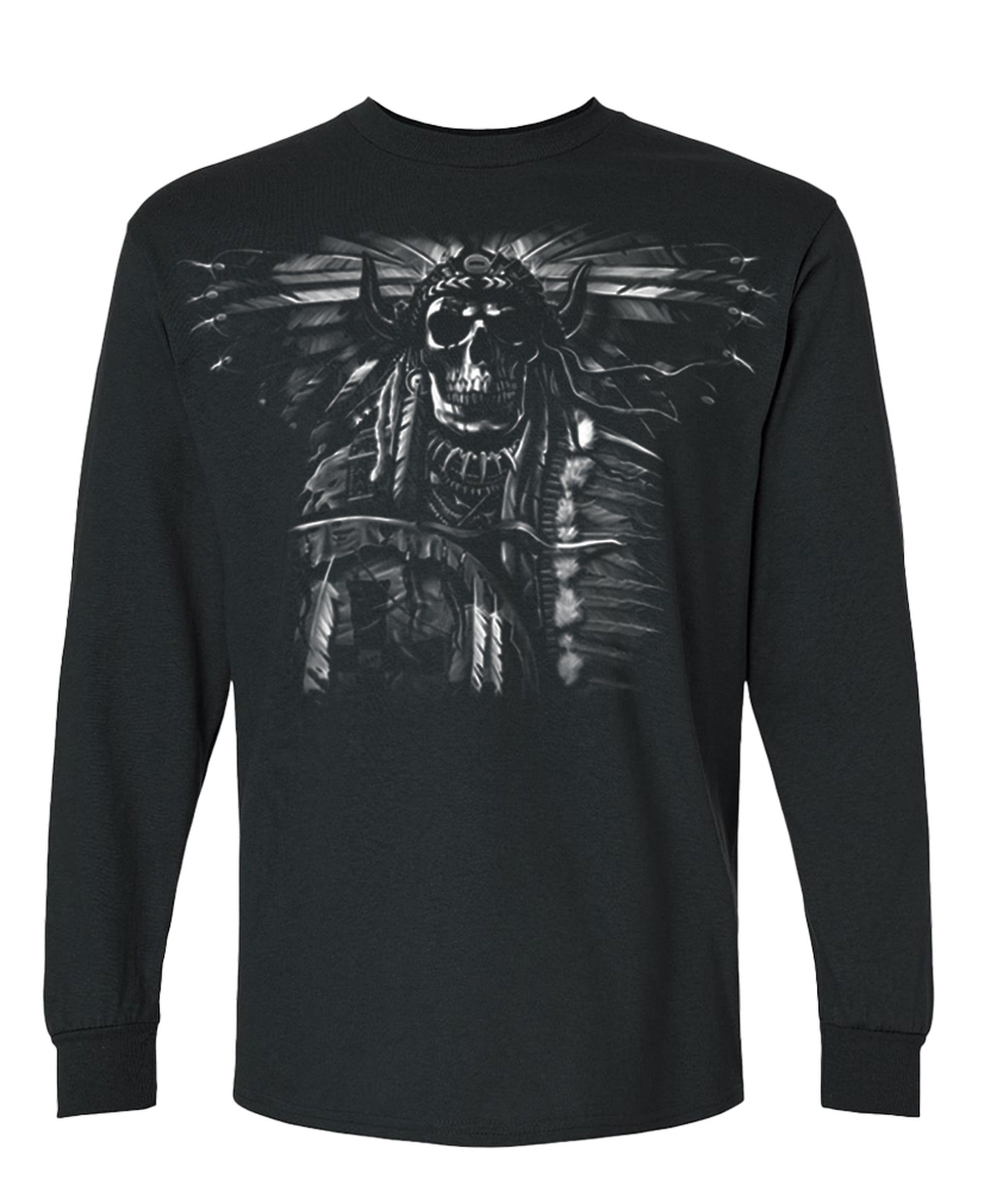 indian skull dream - Long Sleeve T-Shirt