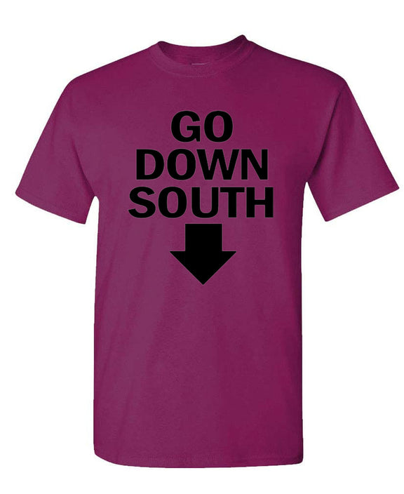 Go Down South T-Shirt Funny Hip Hop Rap Music Graphic Tee Novelty Gift for Men Women - Berry