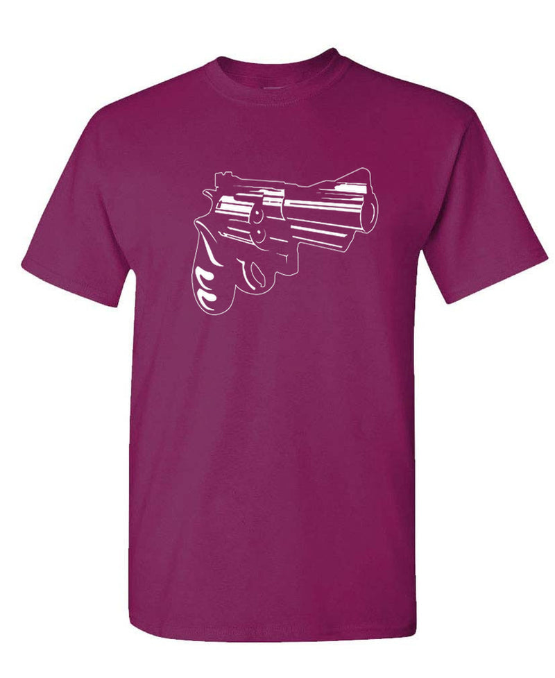 Pistol T-Shirt 38 Special Revolver Gun Rights 2nd Amendment Funny Graphic Tee Gift Men Women - Berry