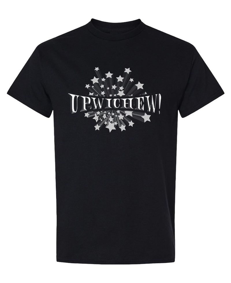 Upwichew Funny Pun T-Shirt Whats Up With You Joke Graphic Novelty Sarcastic Gift Tee Men Women - Black