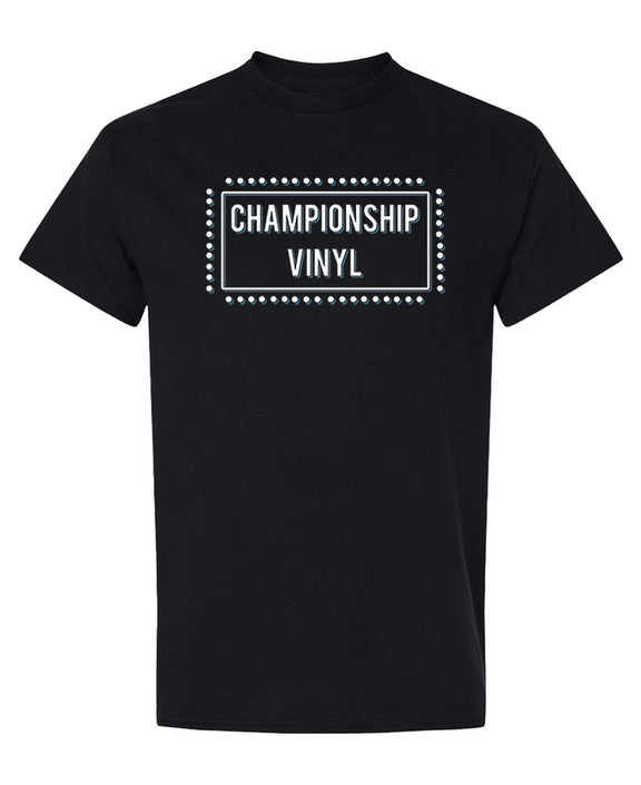 Vinyl Records T-Shirt Retro Music Lover Gift Funny Graphic Novelty Tee Vintage Album Cover Men Women - Black