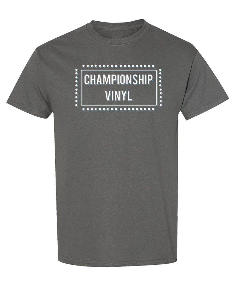 Vinyl Records T-Shirt Retro Music Lover Gift Funny Graphic Novelty Tee Vintage Album Cover Men Women - Charcoal