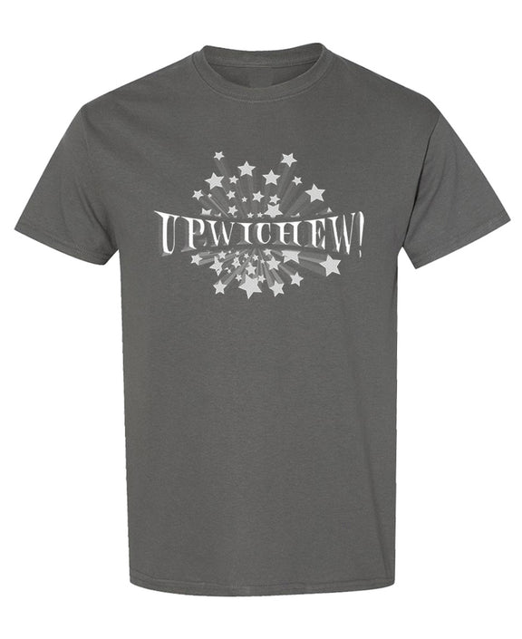 Upwichew Funny Pun T-Shirt Whats Up With You Joke Graphic Novelty Sarcastic Gift Tee Men Women - Charcoal