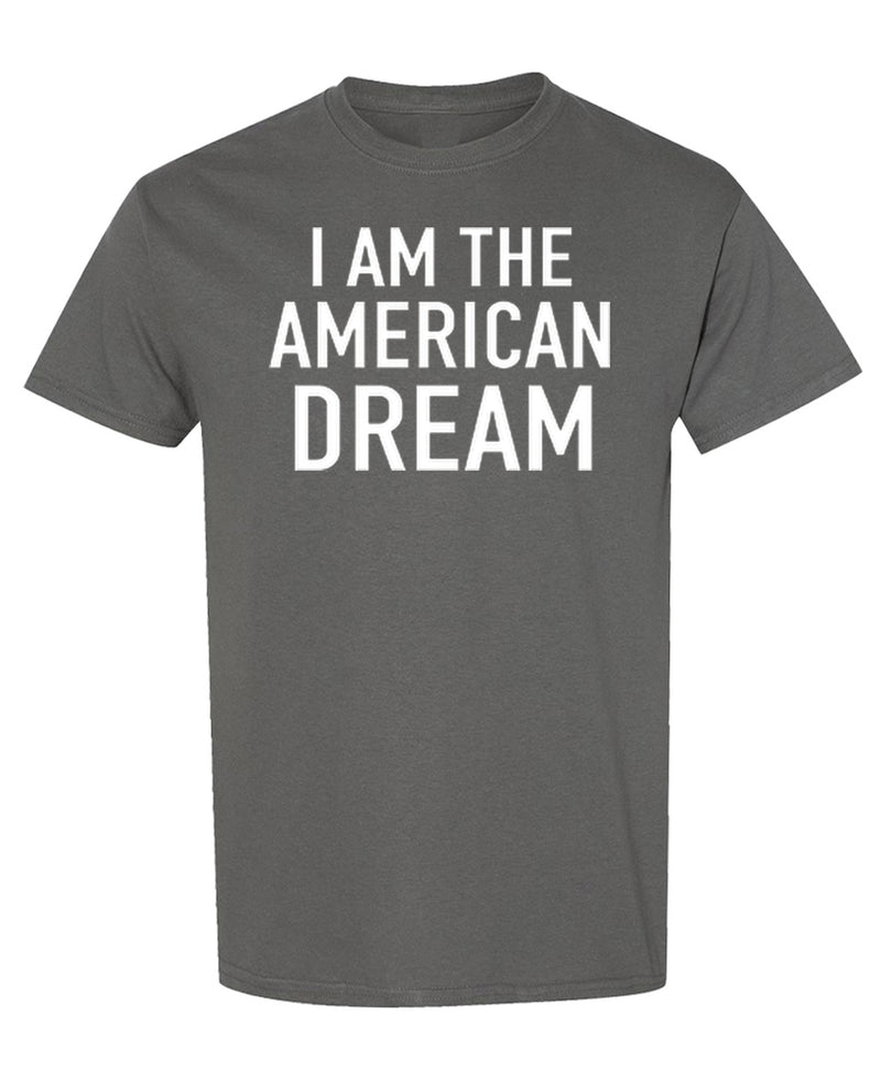 American Dream T-Shirt Hip Hop Rap Culture Graphic Novelty Tee Funny Gift Shirt for Men Women - Charcoal
