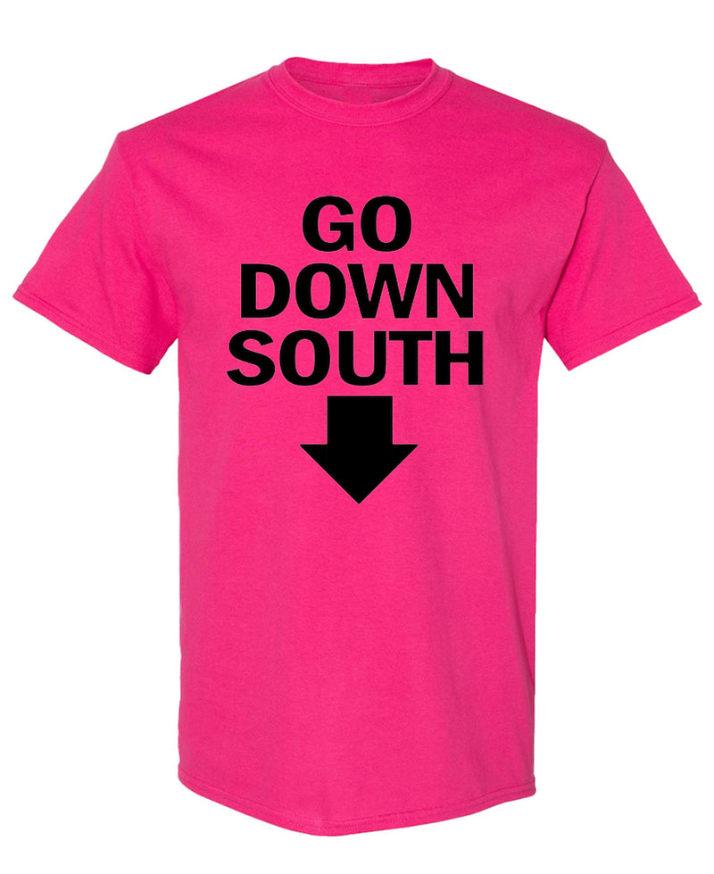 Go Down South T-Shirt Funny Hip Hop Rap Music Graphic Tee Novelty Gift for Men Women - Heliconia