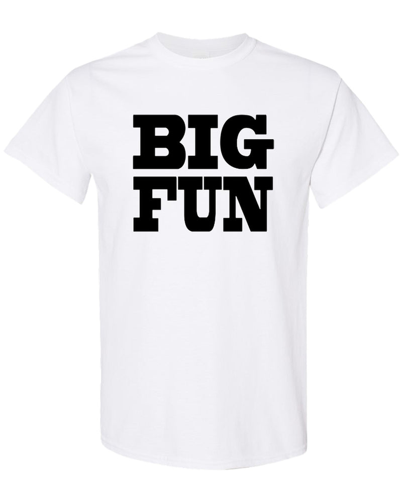 Retro Movie T-Shirt Big Fun Vintage 80s Throwback Graphic Tee Funny Nostalgic Novelty Gift Men Women - White